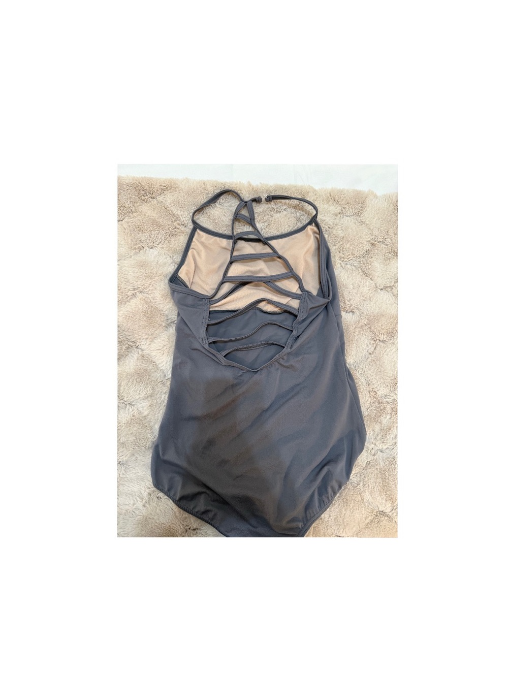 Grey balera leotard